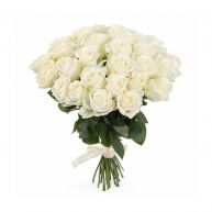 Букет из 31 белой розы